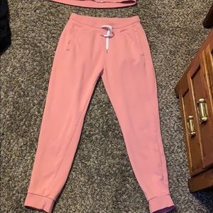 Jump suit. Joggers and hoodie